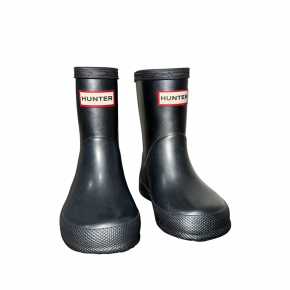 Hunter Toddler Boys Classic First Dark Gray Rain Boots Size 5 - Picture 9 of 9